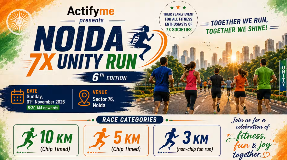 NOIDA 7X UNITY RUN in Noida | MarathonMitra